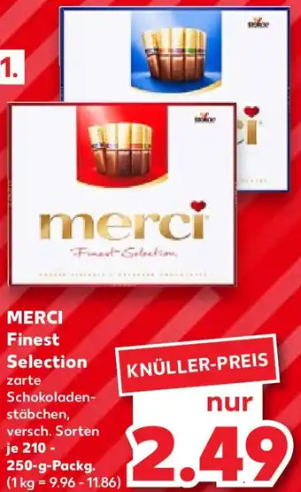 Kaufland MERCI Finest Selection 210-250 g Packg. Angebot