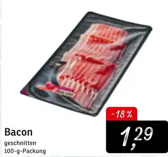 KONSUM Bacon 100g Angebot