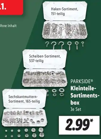 Lidl PARKSIDE Kleinteile-Sortimentsbox Angebot