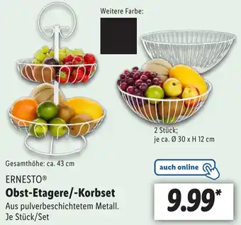 Lidl ERNESTO Obst-Etagere/Korbset Angebot