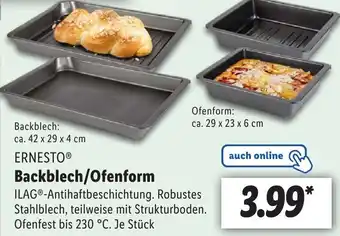 Lidl ERNESTO Backblech/Ofenform Angebot