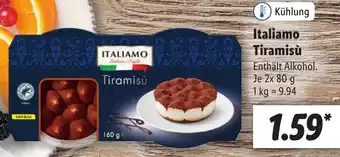 Lidl Italiamo Tiramisù 2 x 80 g Angebot