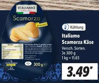 Lidl Italiamo Scamorza Käse 300 g Angebot