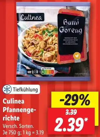Lidl Culinea Pfannengerichte 750 g Angebot