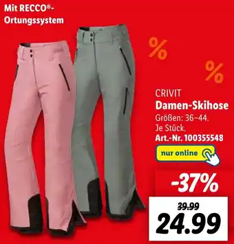 Lidl CRIVIT Damen-Skihose Angebot