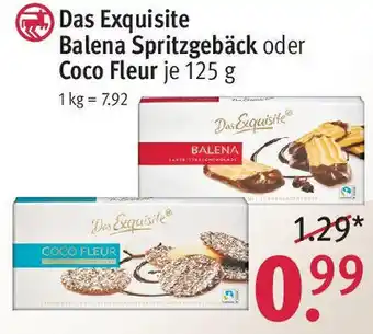 Rossmann Das Exquisite Balena Spritzgebäck oder Coco Fleur je 125 g Angebot