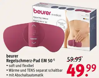 Rossmann beurer Regelschmerz-Pad EM 50 Angebot