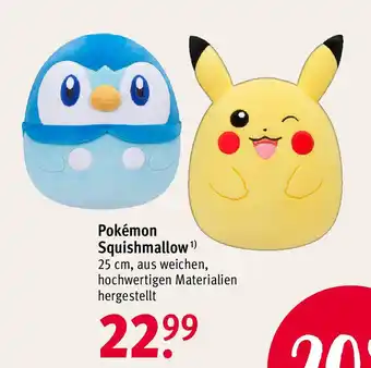 Rossmann Pokémon Squishmallow ¹) 25 cm, aus weichen, hochwertigen Materialien hergestellt Angebot