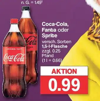 Famila Nord West Coca-Cola, Fanta oder Sprite 1.5L Angebot