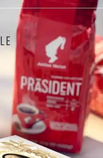 Galeria Markthalle Julius Meinl Präsident Kaffee oder Espresso Bohnen oder gemahlen. 500-g-Packung Angebot