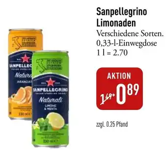 Galeria Markthalle Sanpellegrino Limonaden 330ml Angebot