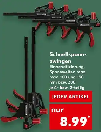 Kaufland PARKSIDE Schnellspannzwingen Angebot