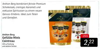 KONSUM Anthon Berg Gefüllte Minis Cointreau 100g Angebot