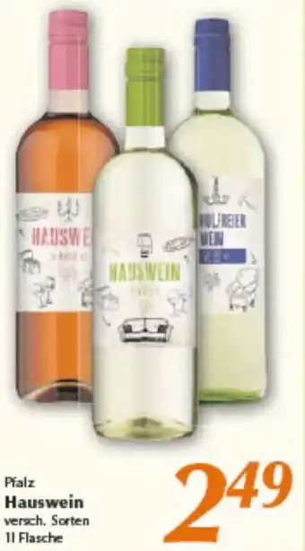 inkoop Pfalz Hauswein 1 L Flasche Angebot