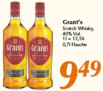 inkoop Grant's Scotch Whisky 0,7 L Flasche Angebot