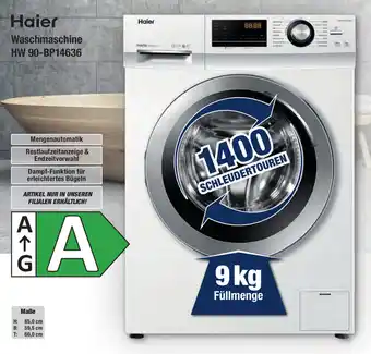 Expert Bening Haier Waschmaschine HW 90-BP14636 Angebot