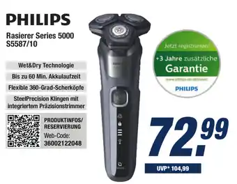 Expert Bening Philips Rasierer Series 5000 S5587/10 Angebot