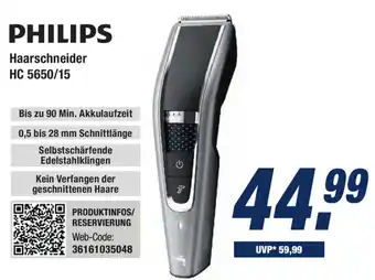 Expert Bening Philips Haarschneider HC 5650/15 Angebot