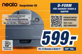 Expert Bening Neato Saugroboter D8 Angebot