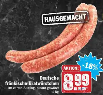 HIT Ullrich Deutsche fränkische Bratwürstchen 1kg Angebot