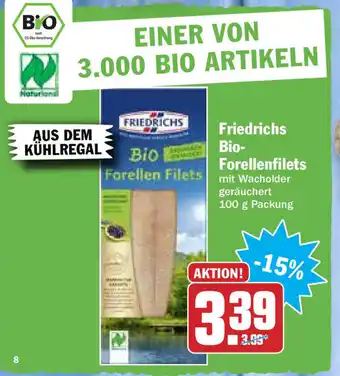 HIT Ullrich Friedrichs Bio Forellenfilets 100g Angebot