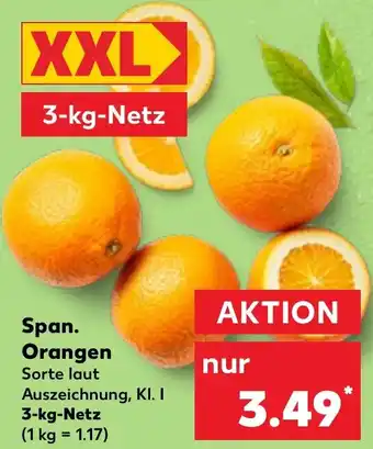 Kaufland Span. Orangen 3 kg Netz Angebot