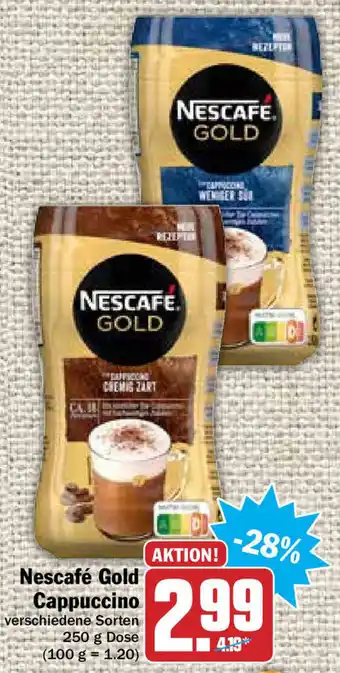 HIT Ullrich Nescafé Gold Cappuccino 250g Angebot