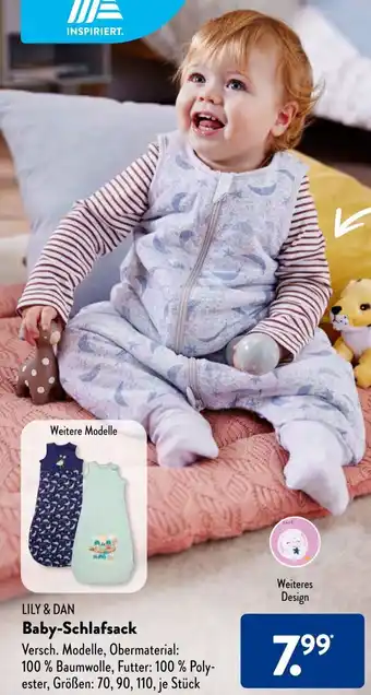 Aldi Süd LILY & DAN Baby-Schlafsack Angebot