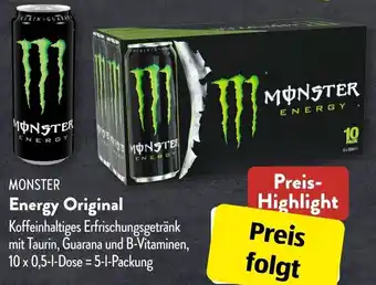 Aldi Süd MONSTER Energy Original 5 L Packung Angebot