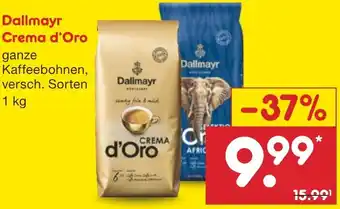 Netto Marken-Discount Dallmayr Crema d'Oro 1 kg Angebot