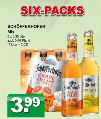Getränkeparadies Gefromm Schöfferhofer Mix Angebot