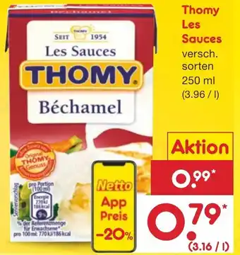 Netto Marken-Discount Thomy Les Sauces 250 ml Angebot