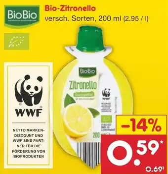 Netto Marken-Discount Bio-Zitronello 200 ml Angebot