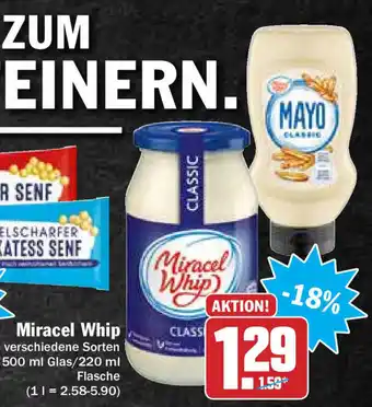 HIT Ullrich Miracel Whip 500ml/220ml Angebot