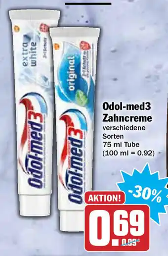 HIT Ullrich Odol med3 Zahncreme 75ml Angebot