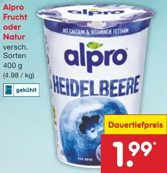 Netto Marken-Discount Alpro Frucht oder Natur 400 g Angebot