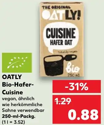 Kaufland OATLY Bio-Hafer Cuisine 250 ml Packg. Angebot