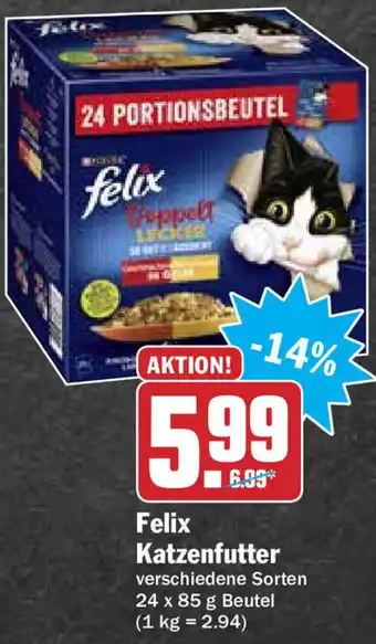 HIT Ullrich Felix Katzenfutter 24x85g Beutel Angebot