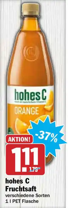 HIT Ullrich Hohes C Fruchtsaft 1L Angebot