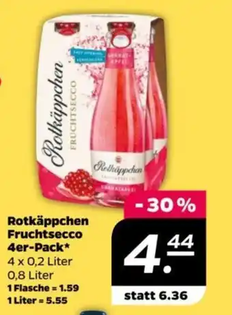 NETTO Rotkäppchen Fruchtsecco 4er-Pack 4 x 0,2 Liter 0,8 Liter Angebot