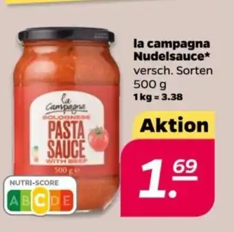 NETTO la campagna Nudelsauce versch. Sorten 500 g Angebot