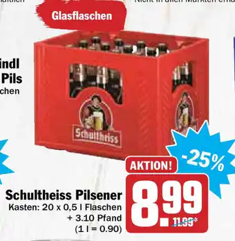 HIT Ullrich Schultheiss Pilsener 20x0,5L Angebot