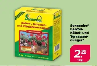 NETTO Sonnenhof Balkon-, Kübel- und Terrassendünger 1kg Angebot