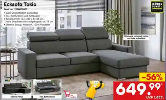 Netto Marken-Discount MÖBEL PUNKT Ecksofa Tokio Angebot