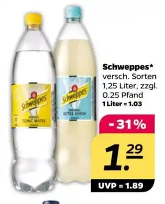 NETTO Schweppes versch. Sorten 1,25 Liter Angebot