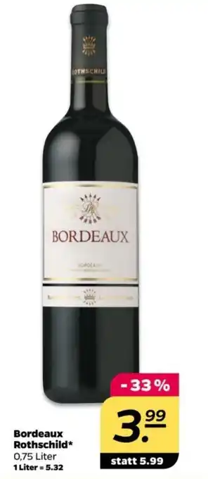 NETTO Bordeaux Rothschild 0,75 Liter Angebot