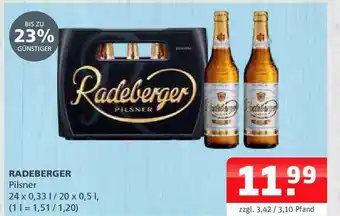 Getränke Quelle Radeberger Angebot