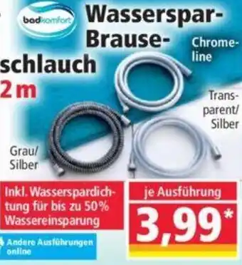 Norma badkomfort Wasserspar Brauseschlauch 2 m Angebot