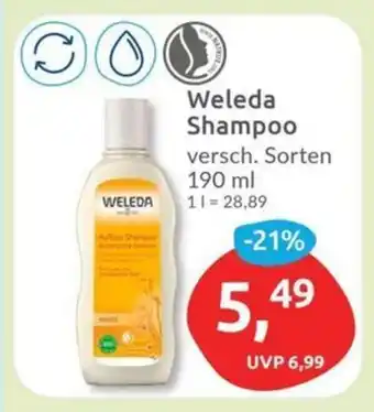 Budni Weleda Shampoo versch. Sorten 190 ml Angebot