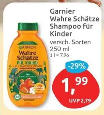 Budni Garnier Wahre Schätze Shampoo für Kinder versch. Sorten 250 ml Angebot